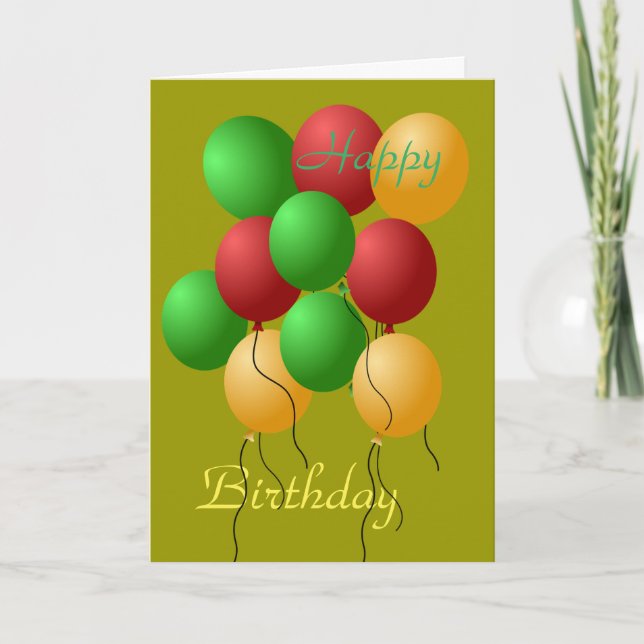 Bonne carte d'anniversaire (Devant)