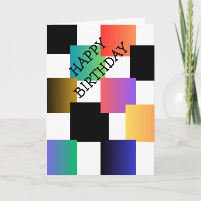 Bonne carte d'anniversaire (Devant)