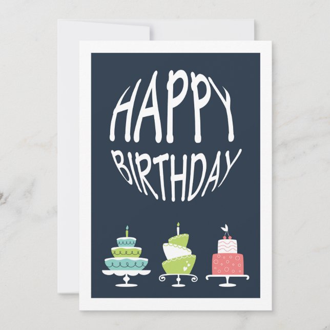 Bonne carte d'anniversaire (Devant)