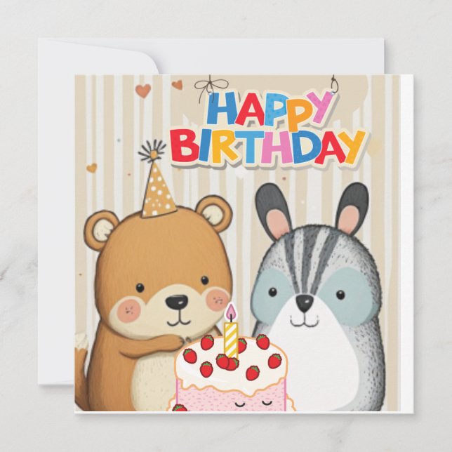 Bonne carte d'anniversaire (Devant)