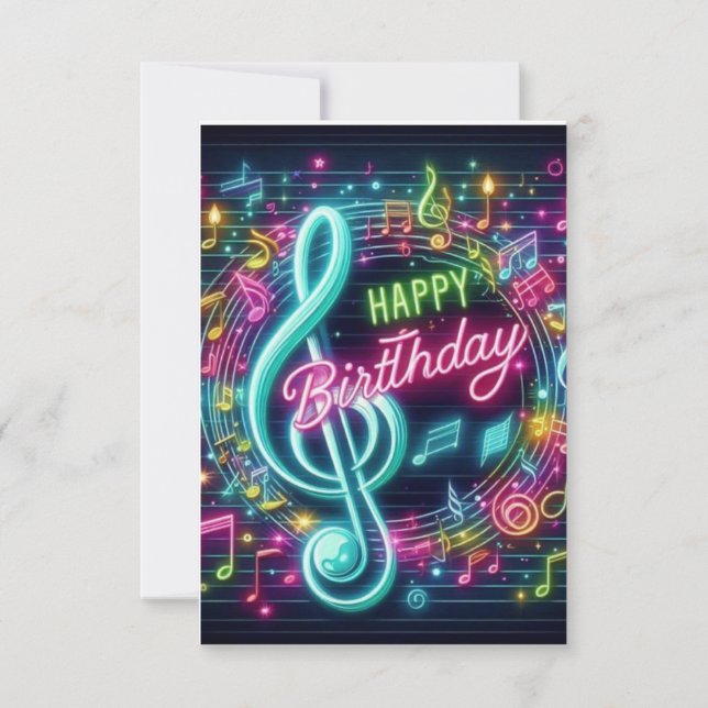 Bonne carte d'anniversaire (Devant)