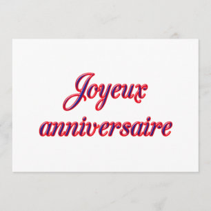 Bonne carte d'anniversaire