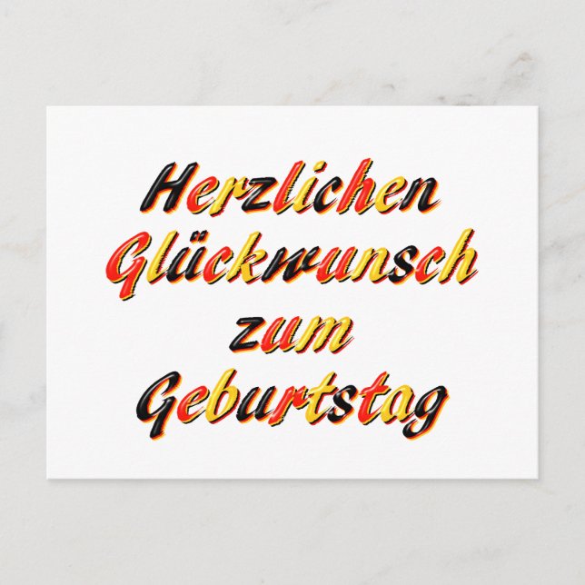 Bonne carte d'anniversaire (Devant)