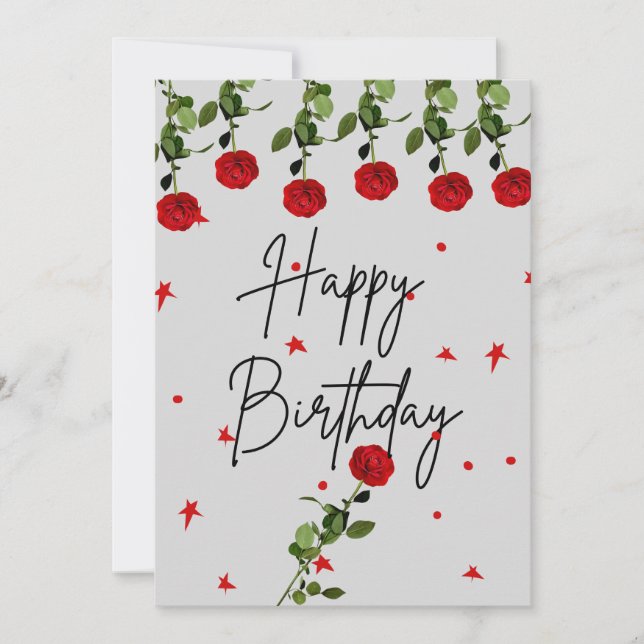 Bonne carte d'anniversaire (Devant)
