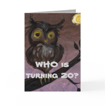 Bonne carte d'anniversaire 20e