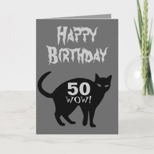 Bonne carte d'anniversaire 50e.