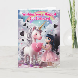 Bonne carte d'anniversaire 6e