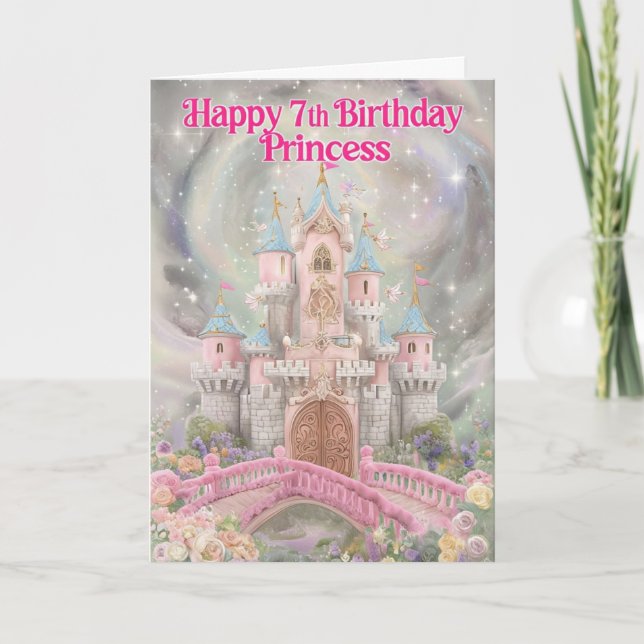 Bonne carte d'anniversaire 7e (Devant)