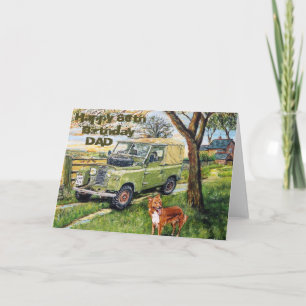 Bonne carte d'anniversaire 80e pour papa