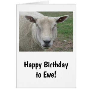 Bonne carte d'anniversaire à l'Ewe