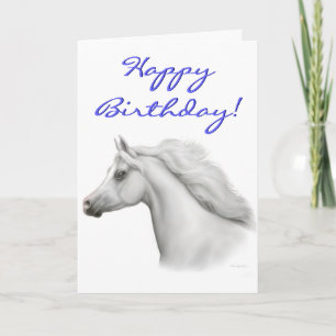 Bonne carte d'anniversaire Arabian Horse