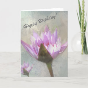 Bonne carte d'anniversaire avec de jolies fleurs.
