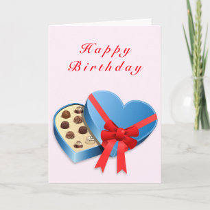 Bonne carte d'anniversaire Candy Heart - Sweet Lov