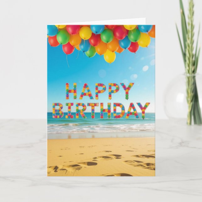 Bonne carte d'anniversaire, carte d'anniversaire,  (Devant)