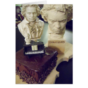 Bonne carte d'anniversaire de Beethoven