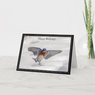 Bonne carte d'anniversaire Eastern Bluebird