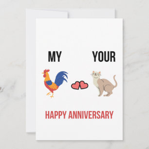 Bonne carte d'anniversaire Mariage