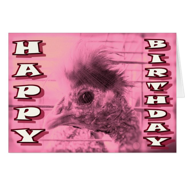 BONNE carte d'anniversaire, par Bob Hall (Devant horizontal)