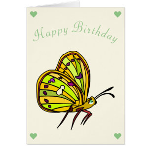 Bonne carte d'anniversaire Petit Papillon