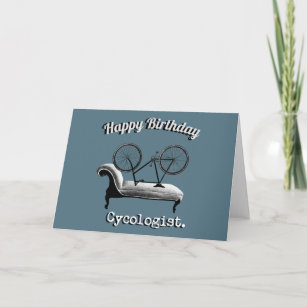 Bonne carte d'anniversaire pour cyclistes