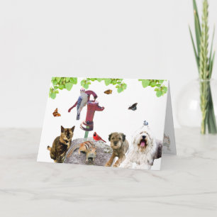 Bonne carte d'anniversaire : tout le gang.