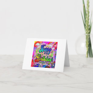 Bonne carte d'anniversaire Vista Express