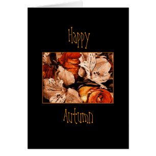 Bonne carte d'automne