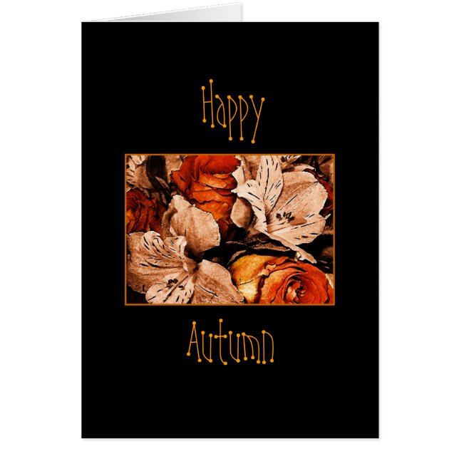 Bonne carte d'automne (Devant)