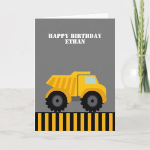 Bonne carte de Camion de Camion d'Anniversaire