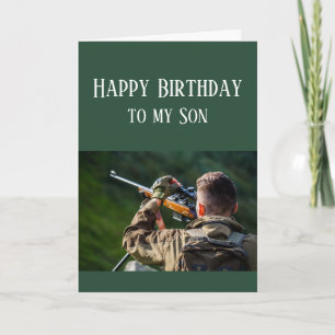 Bonne carte de camouflage pour son anniversaire