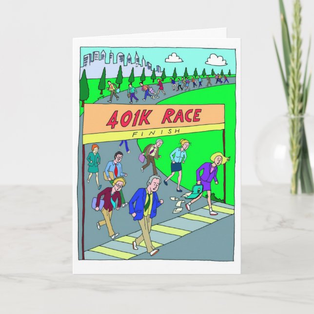 Bonne carte de chance pour Marathon Runner - 401K  (Devant)