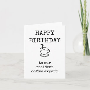 Bonne carte de collaborateur d'anniversaire