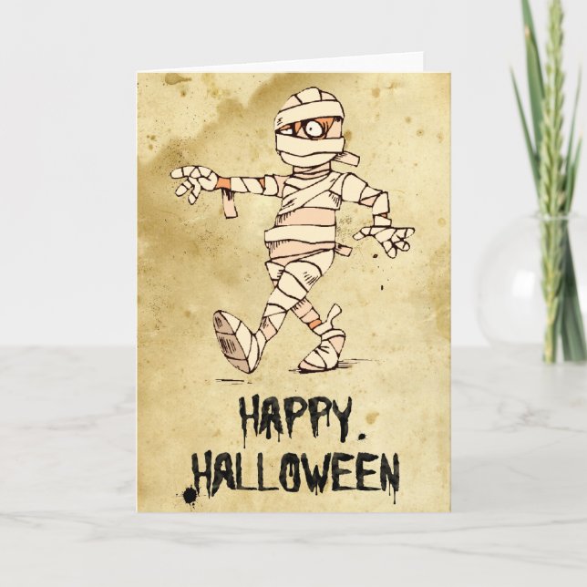 Bonne carte de dessin de maman Halloween (Devant)