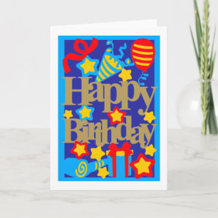 Bonne carte de fête d'anniversaire