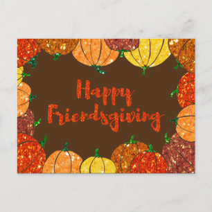 Bonne Carte de Fête de Thanksgiving Friendsgiving