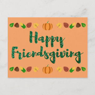 Bonne Carte de Fête de Thanksgiving Friendsgiving