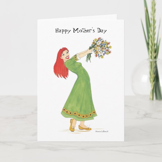 Bonne carte de fête des mères (Devant)