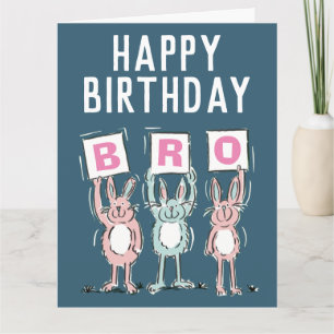Bonne carte de frère anniversaire