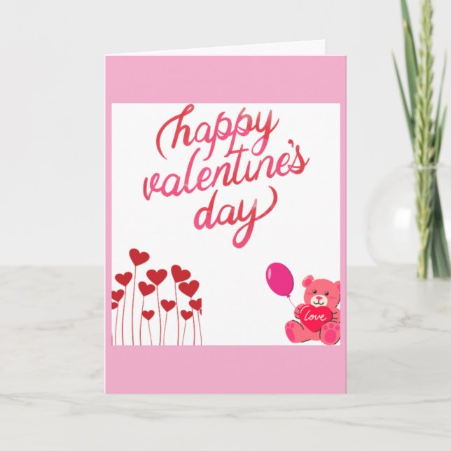 Bonne carte de jour Valentines (Devant)