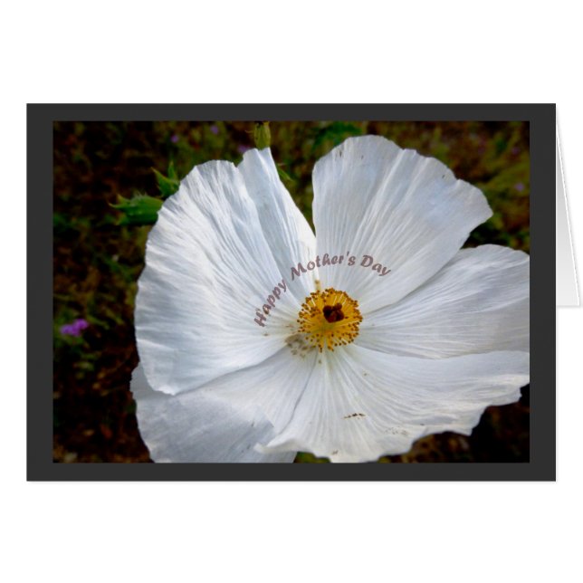 Bonne carte de la fête des mères (Devant horizontal)