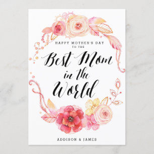 Bonne Carte De La Fête Des Mères À Meilleure Maman