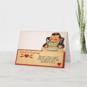 Bonne carte de la Saint-Valentin de Cook