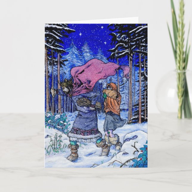 Bonne carte de Noël du Roi Wenceslas (Devant)