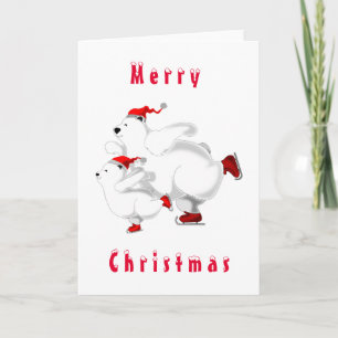 Bonne carte de Noël Ours de Noël