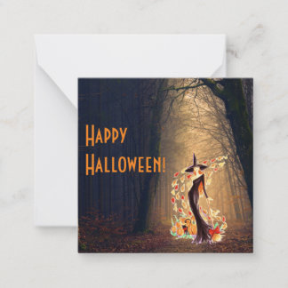 Bonne carte de note plat Halloween