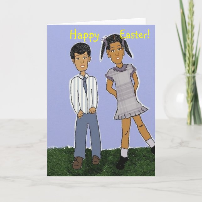 Bonne carte de Pâques (Devant)