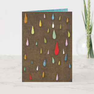 Bonne carte de pluie d'anniversaire