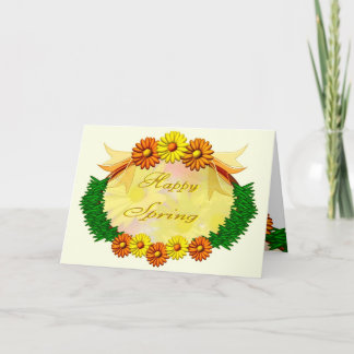 Bonne carte de printemps