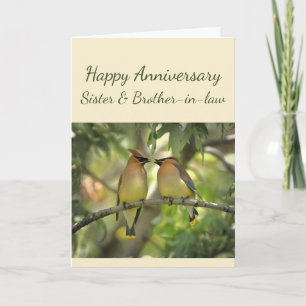 Bonne carte de soeur et de beau-frère pour l'anniv
