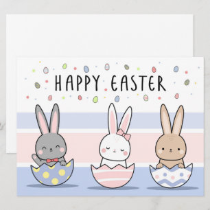 Bonne carte de vacances de Pâques